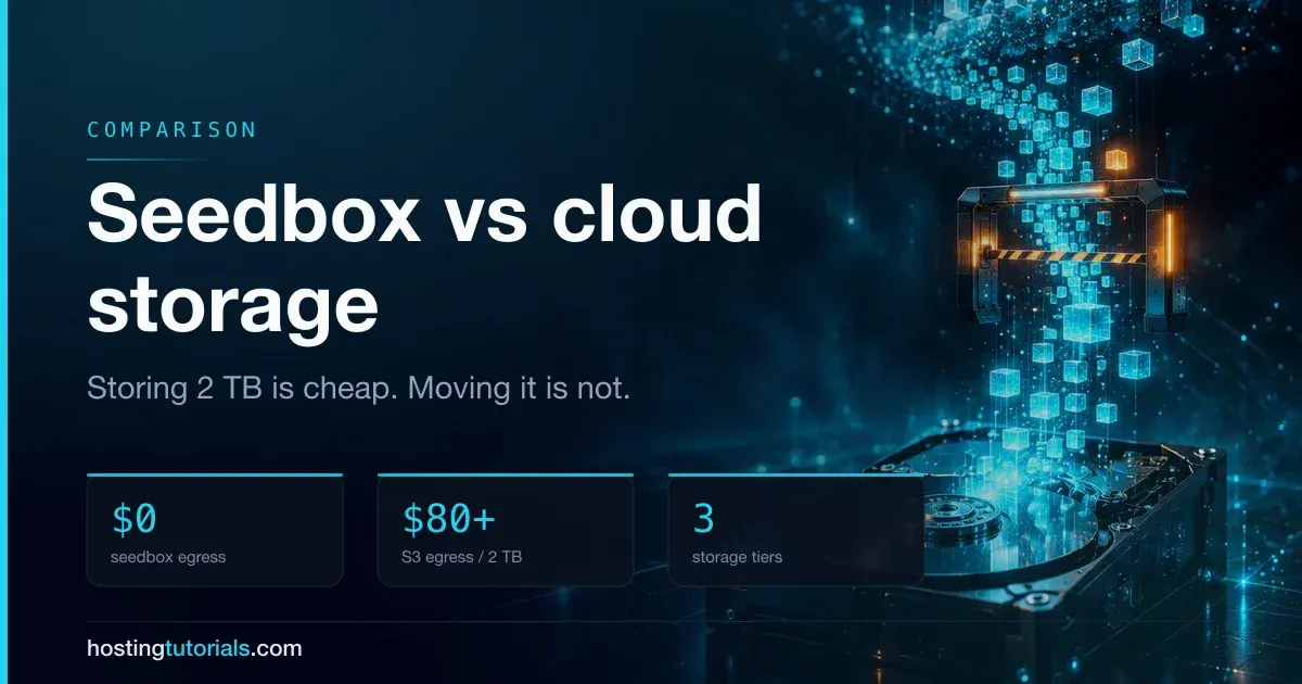 Seedbox vs Cloud Storage: Where Your Terabytes Should Live
