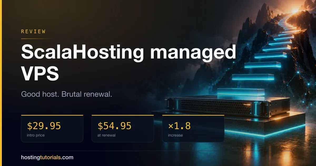 ScalaHosting Managed VPS: Good Host, Brutal Renewal